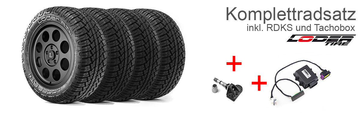 Complete Wheel Set Classic 18x8.5 | Loder AT1 255/55R18