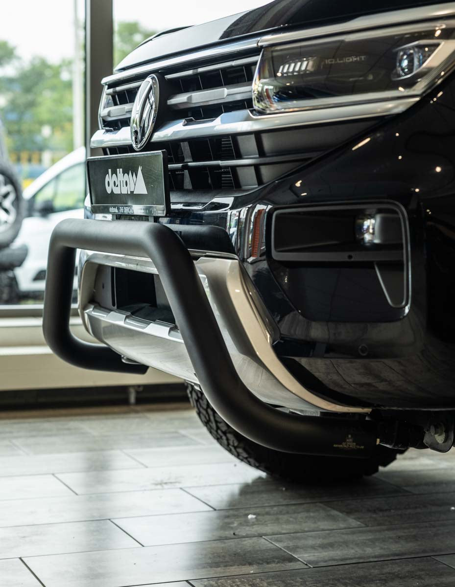Front Bumper Bar DAKAR Matte Black 70mm