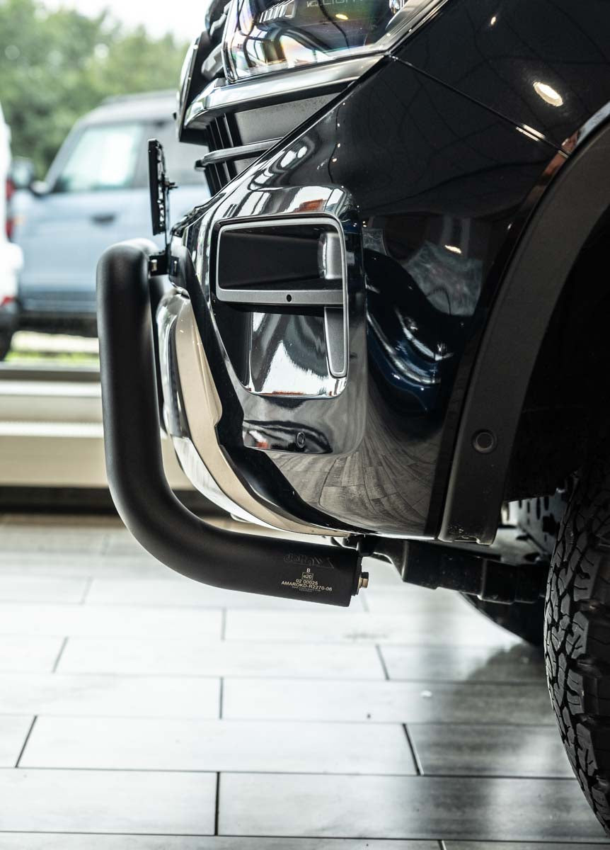 Front Bumper Bar DAKAR Matte Black 70mm