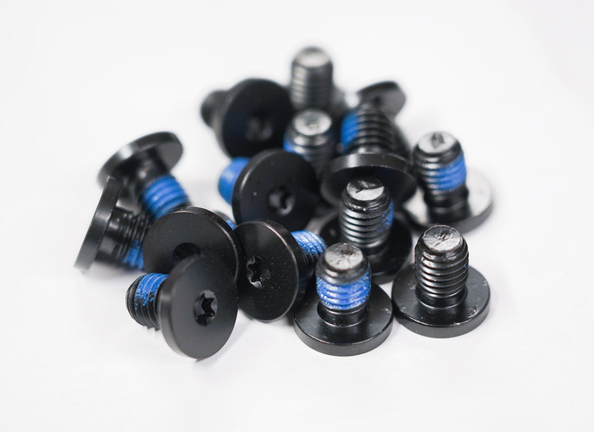 Set of 10 Hanma black screws