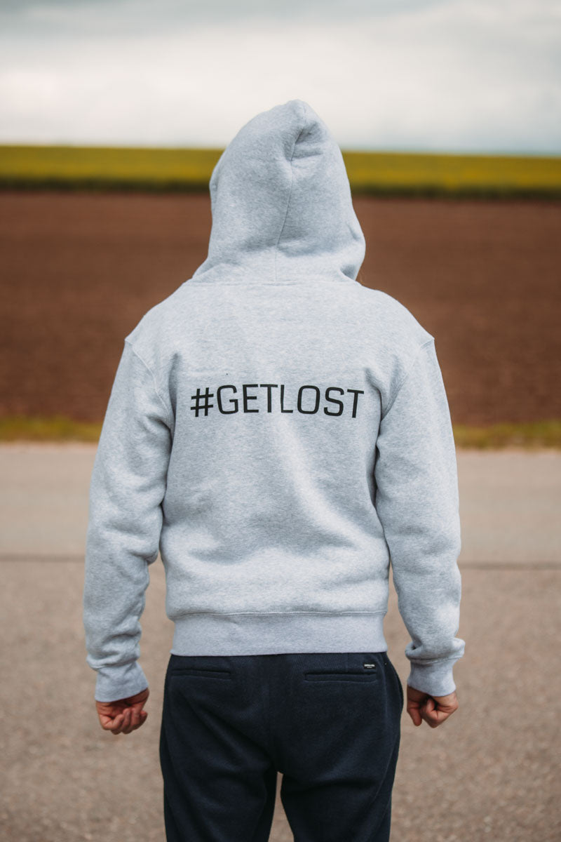 Zip-Hoodie "#getlost" M