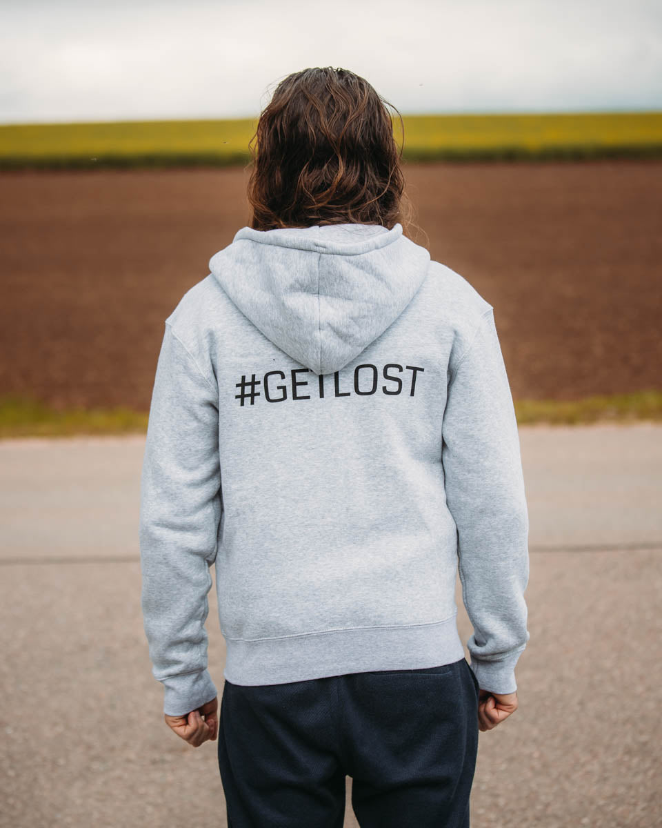 Zip Hoodie "#getlost" L