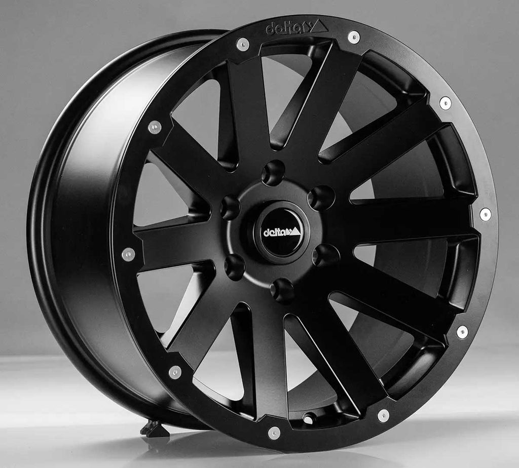 Alloy Wheel Hanma Matte Black Color:Matte Black|Offset:5|Rim Size:18