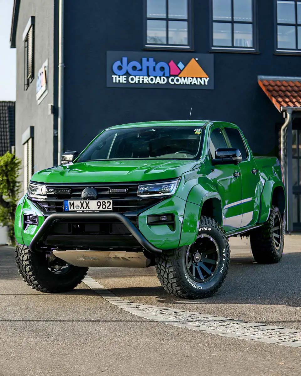 Front Bumper Bar DAKAR Matte Black 70mm