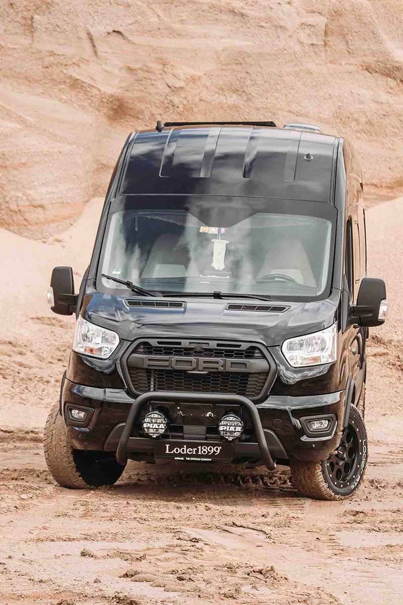 Ford Transit front bar black 2014-2024