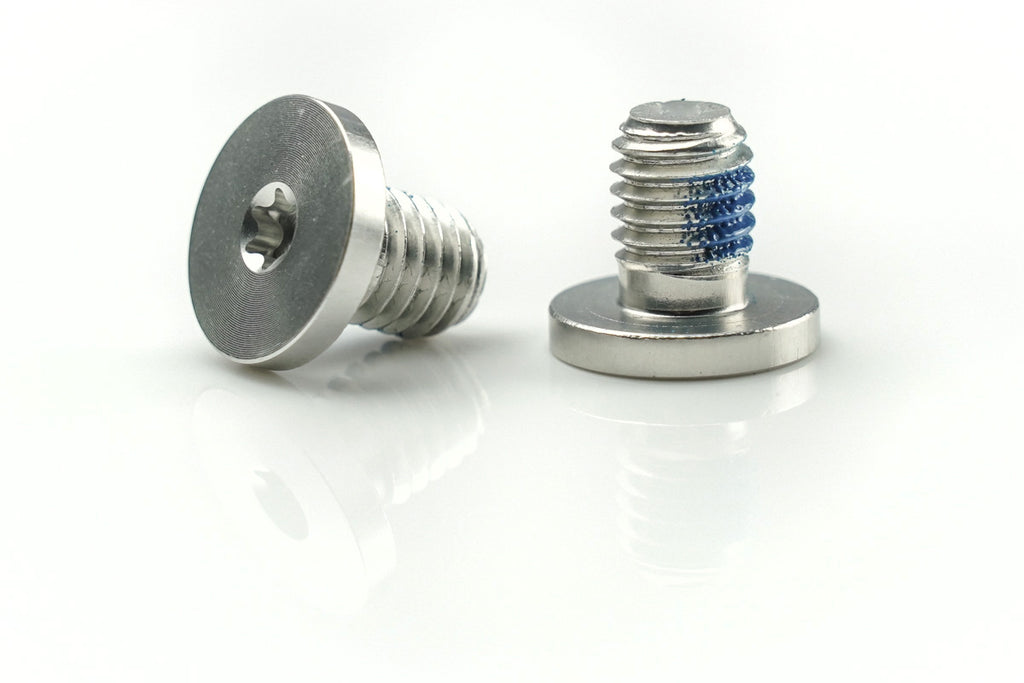 Satz 10x Schrauben Hanma silber