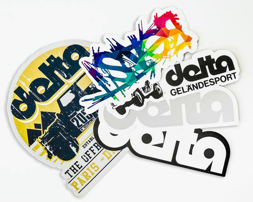 delta4x4 Sticker-Set klein