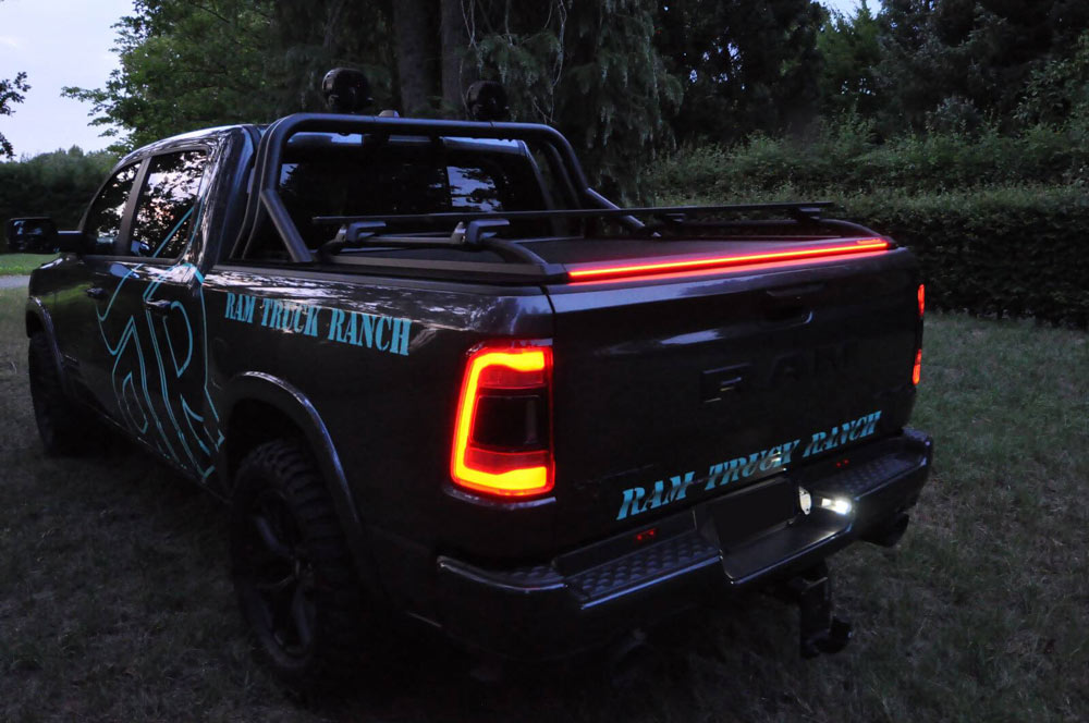 Tessera Roll+ Laderaumabdeckung "Basic" für Dodge Ram 2019+ long bed (1500 - 1500 TRX - 1500 CLASSIC) TESS 14241 ROLL black matt