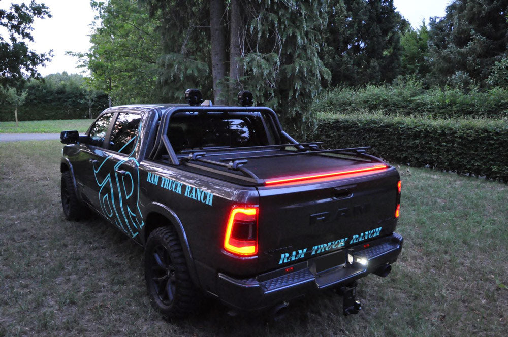 Tessera Roll+ Laderaumabdeckung "Basic" für Dodge Ram 2019+ long bed (1500 - 1500 TRX - 1500 CLASSIC) TESS 14241 ROLL black matt