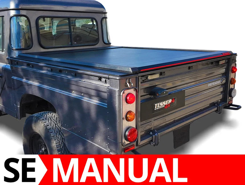 Laderaumabdeckung Tessera SE für Land Rover Defender 130 2024+ D/C TESS 1541 ROLL black matt