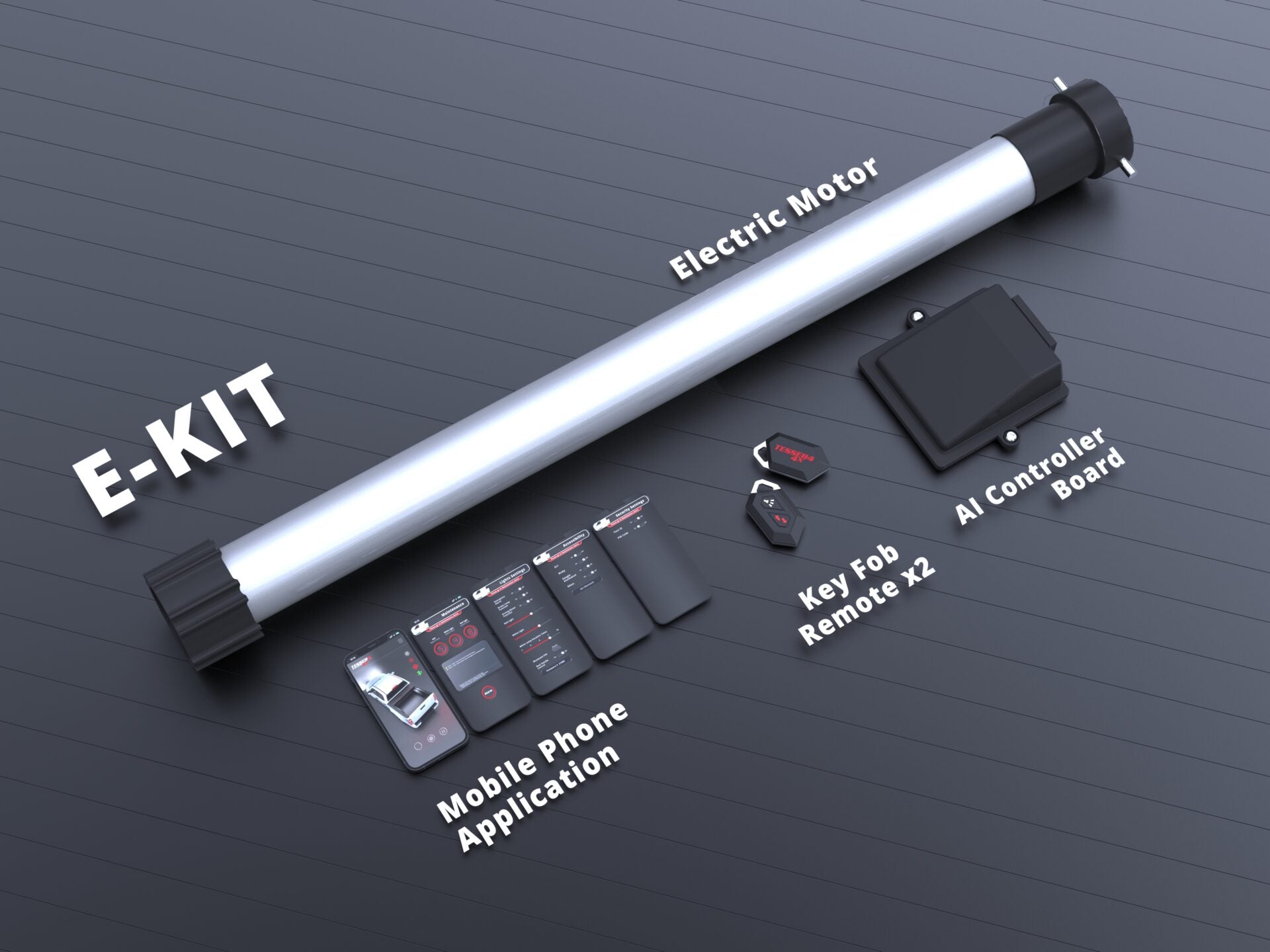 Tessera Roll+ e-kit für Laderaumabdeckung