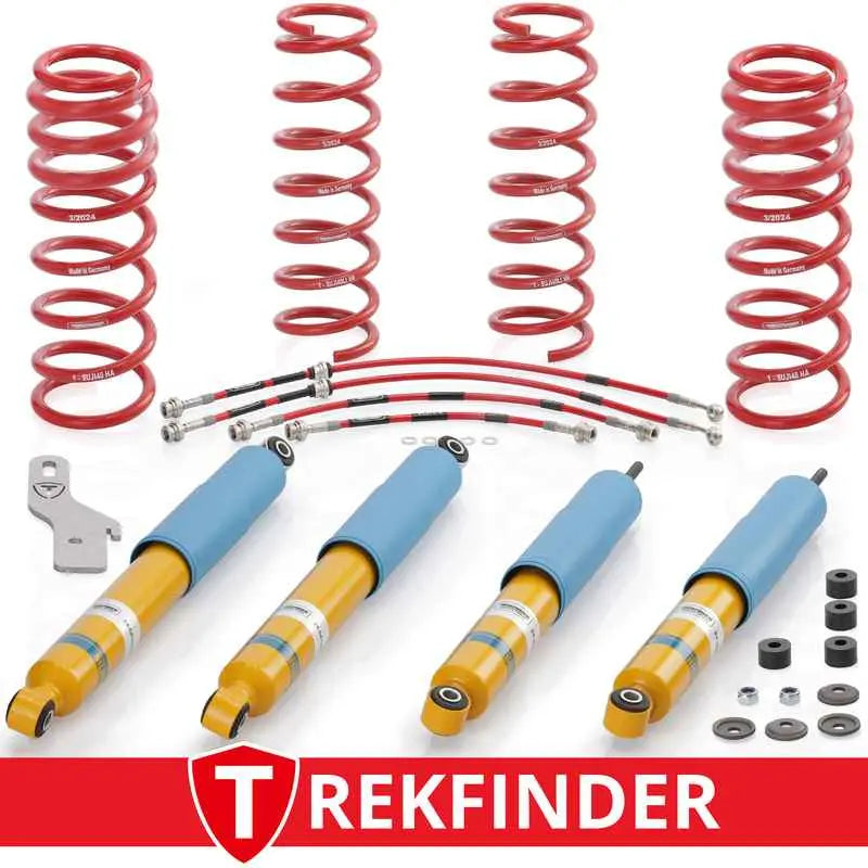 Höherlegungsfahrwerk TREKFINDER für SUZUKI Jimny II / +40 mm / nicht härteverstellbar