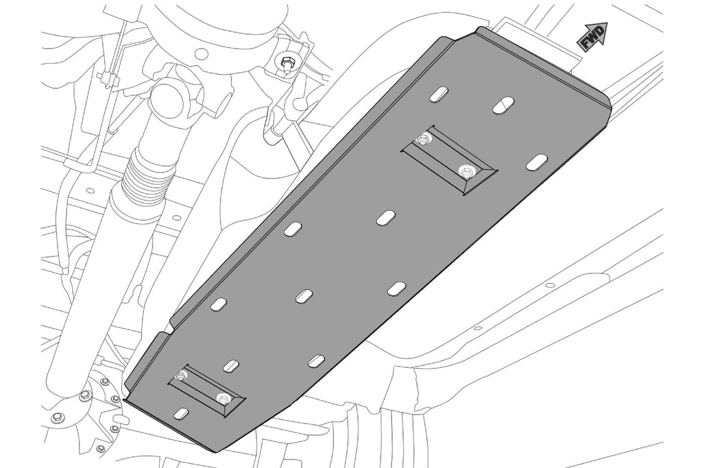 Unterfahrschutz Tank Ford