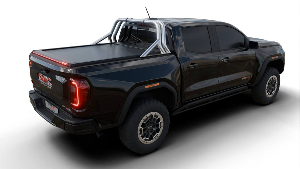 Tessera Roll+ Laderaumabdeckung "Basic" für GMC Canyon 2023+ short box crew cab TESS 1435 ROLL black matt