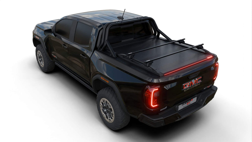 Tessera Roll+ Laderaumabdeckung "Basic" für GMC Canyon 2023+ short box crew cab TESS 1435 ROLL black matt