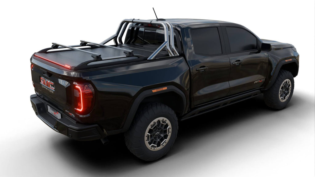Tessera Roll+ Laderaumabdeckung "Basic" für GMC Canyon 2023+ short box crew cab TESS 1435 ROLL black matt