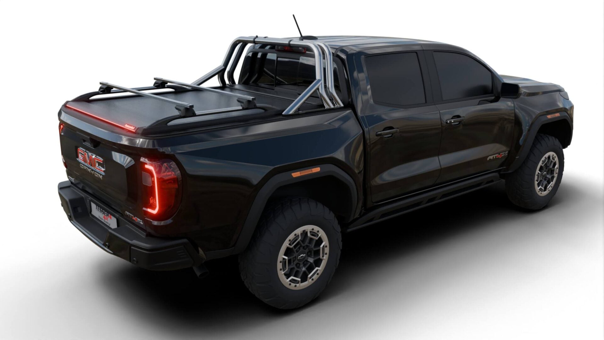 Tessera Roll+ Laderaumabdeckung "Basic" für GMC Canyon 2023+ short box crew cab TESS 1435 ROLL black matt
