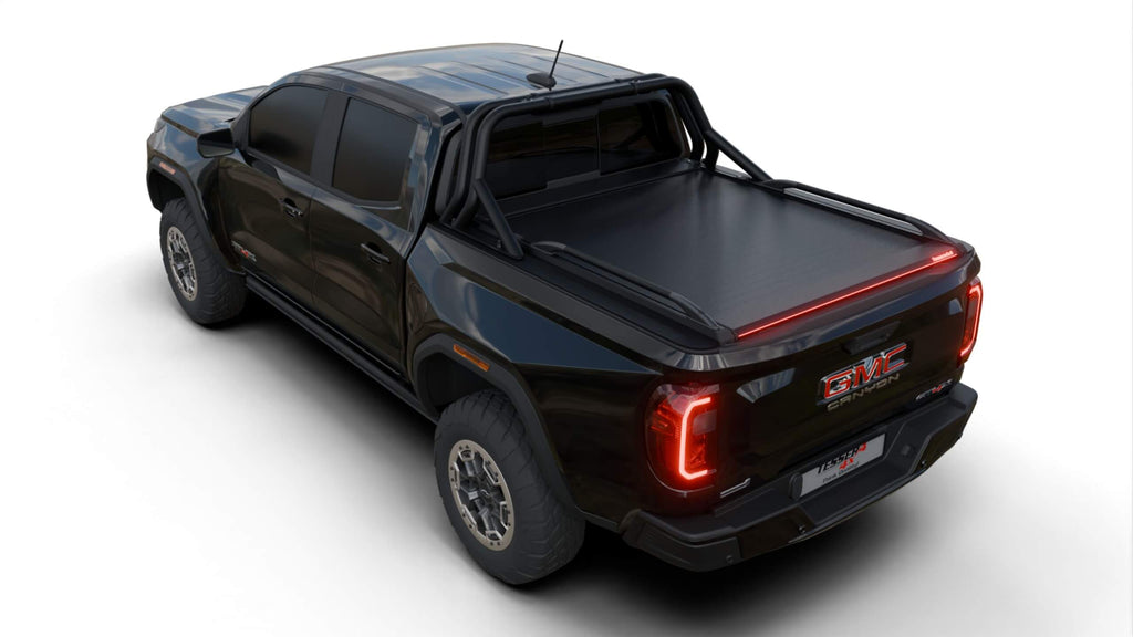 Tessera Roll+ Laderaumabdeckung "Basic" für GMC Canyon 2023+ short box crew cab TESS 1435 ROLL black matt