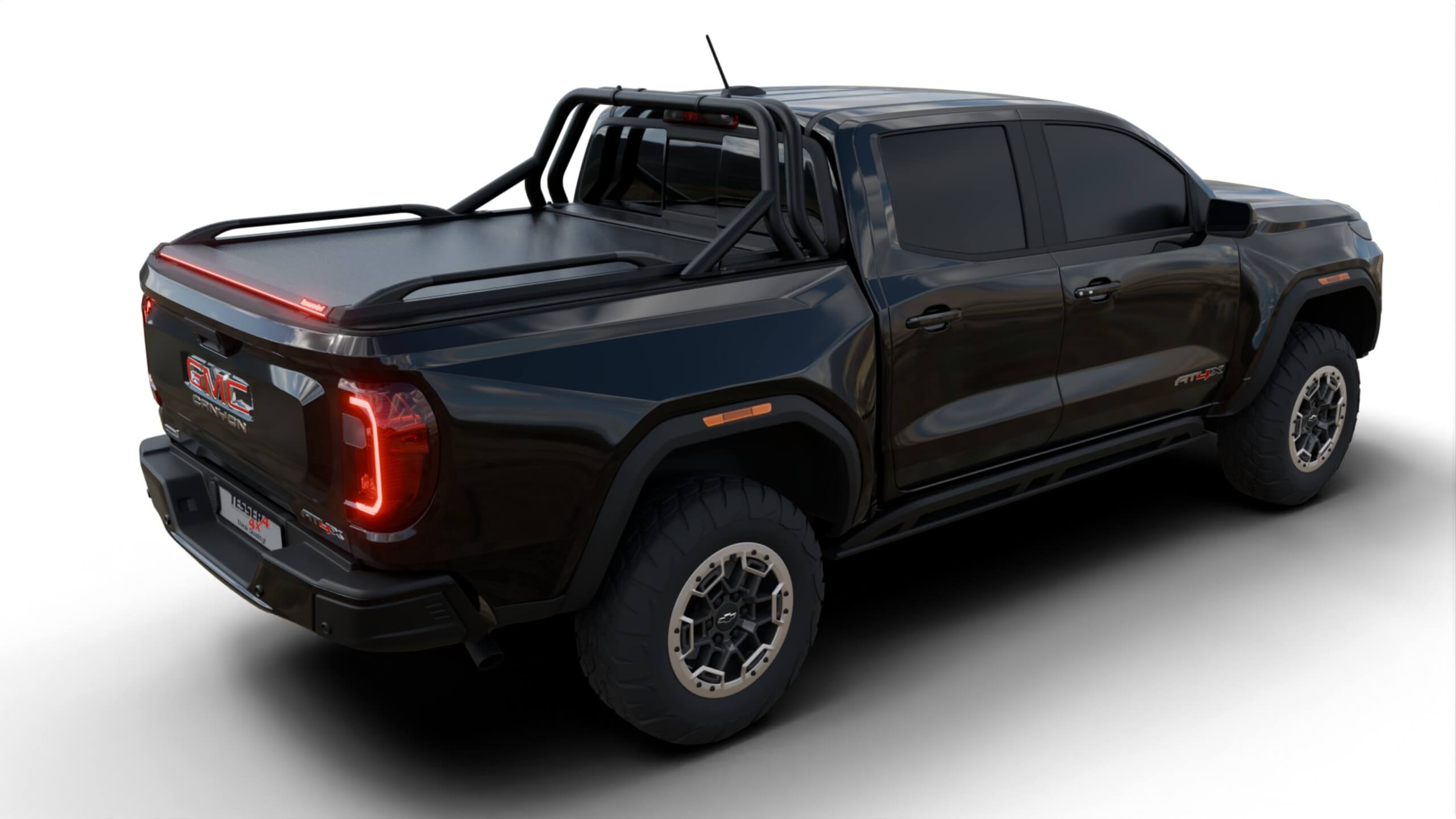 Tessera Roll+ Laderaumabdeckung "Basic" für GMC Canyon 2023+ short box crew cab TESS 1435 ROLL black matt