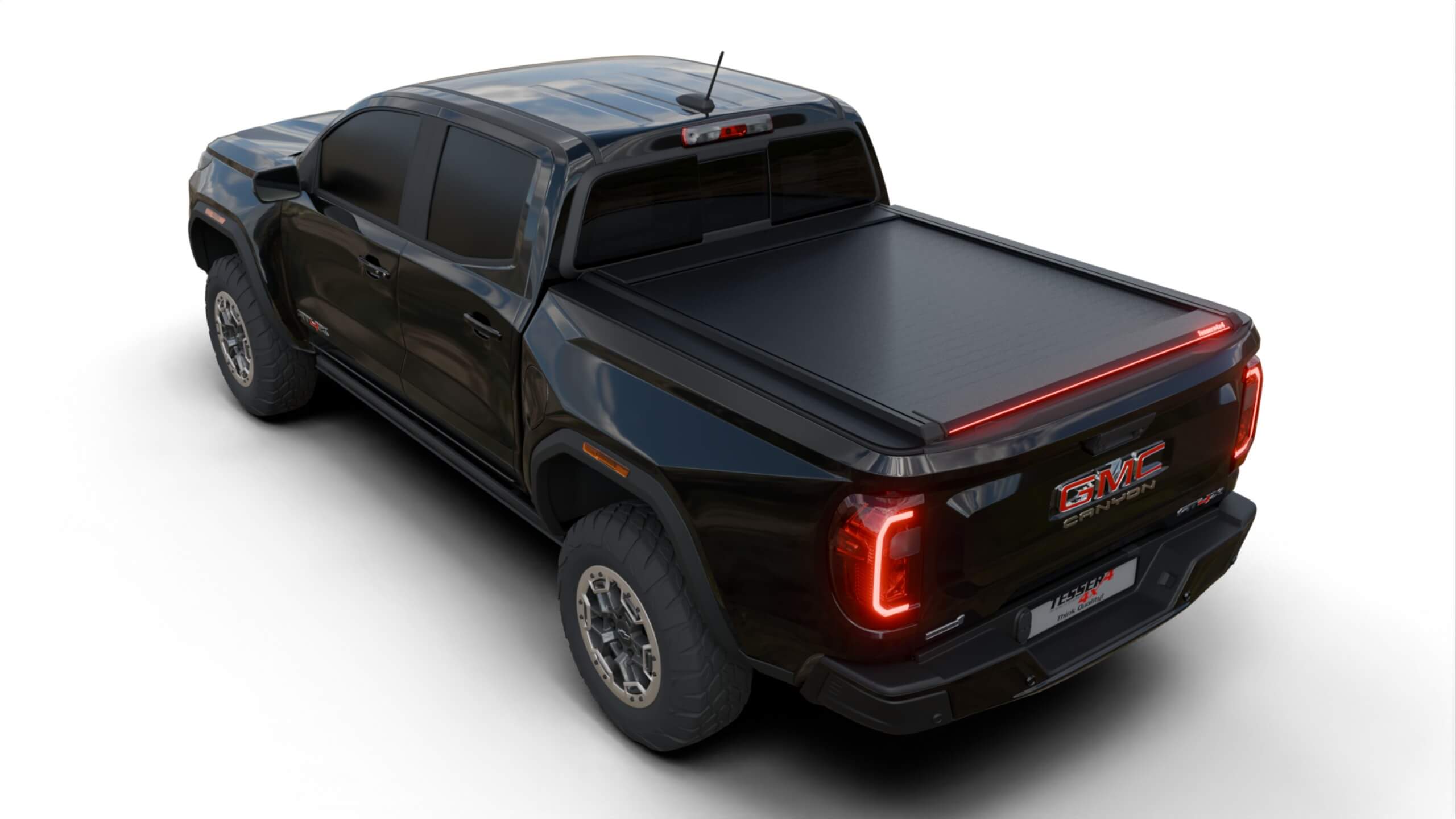 Tessera Roll+ Laderaumabdeckung "Basic" für GMC Canyon 2023+ short box crew cab TESS 1435 ROLL black matt