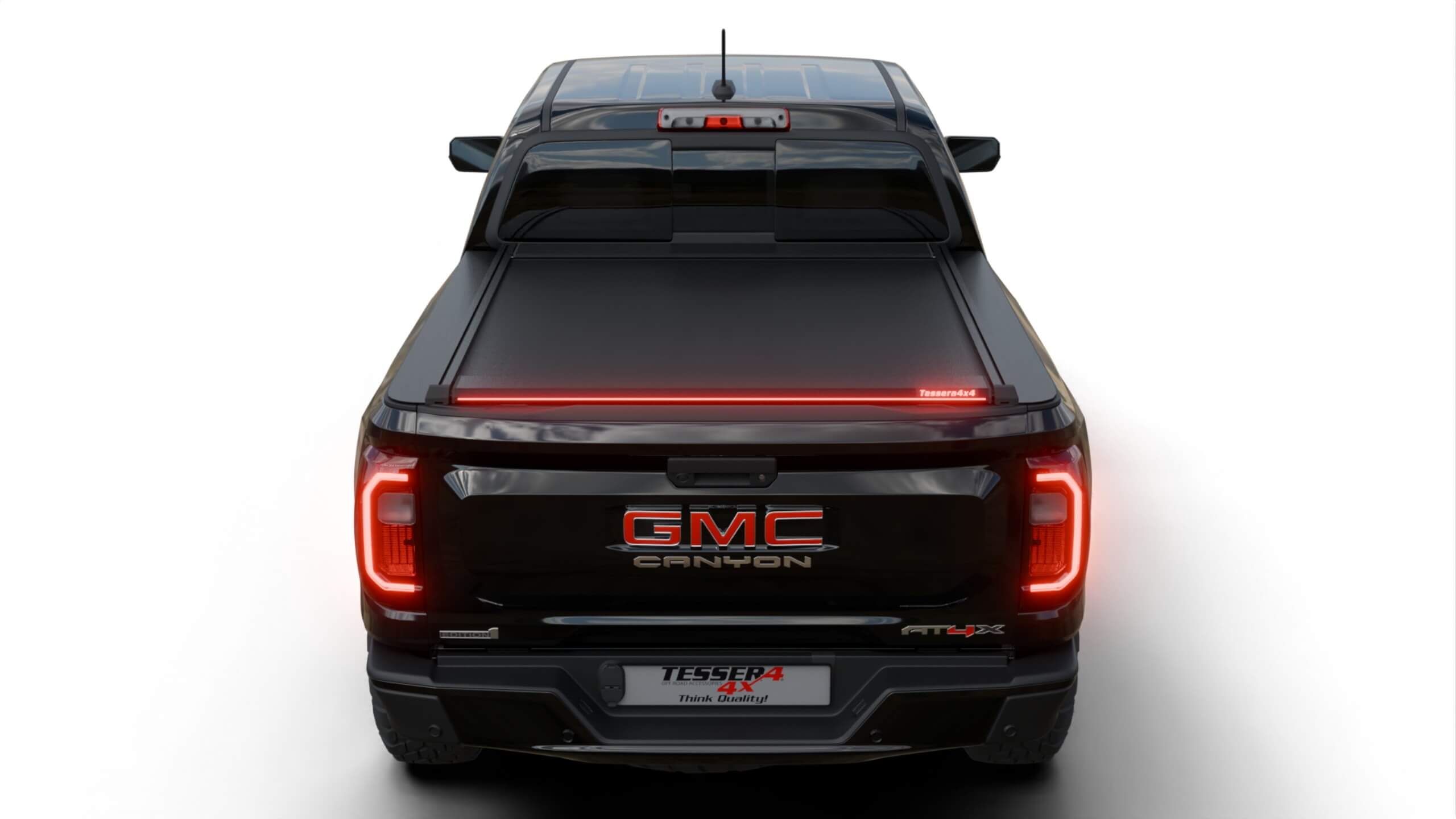 Tessera Roll+ Laderaumabdeckung "Basic" für GMC Canyon 2023+ short box crew cab TESS 1435 ROLL black matt