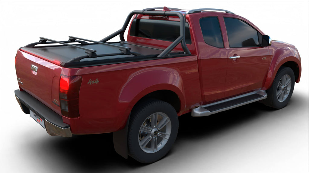 Tessera Roll+ Laderaumabdeckung "Basic" für ISUZU D-Max S/C Space Cab 2012-2020 TESS 1405 ROLL black matt