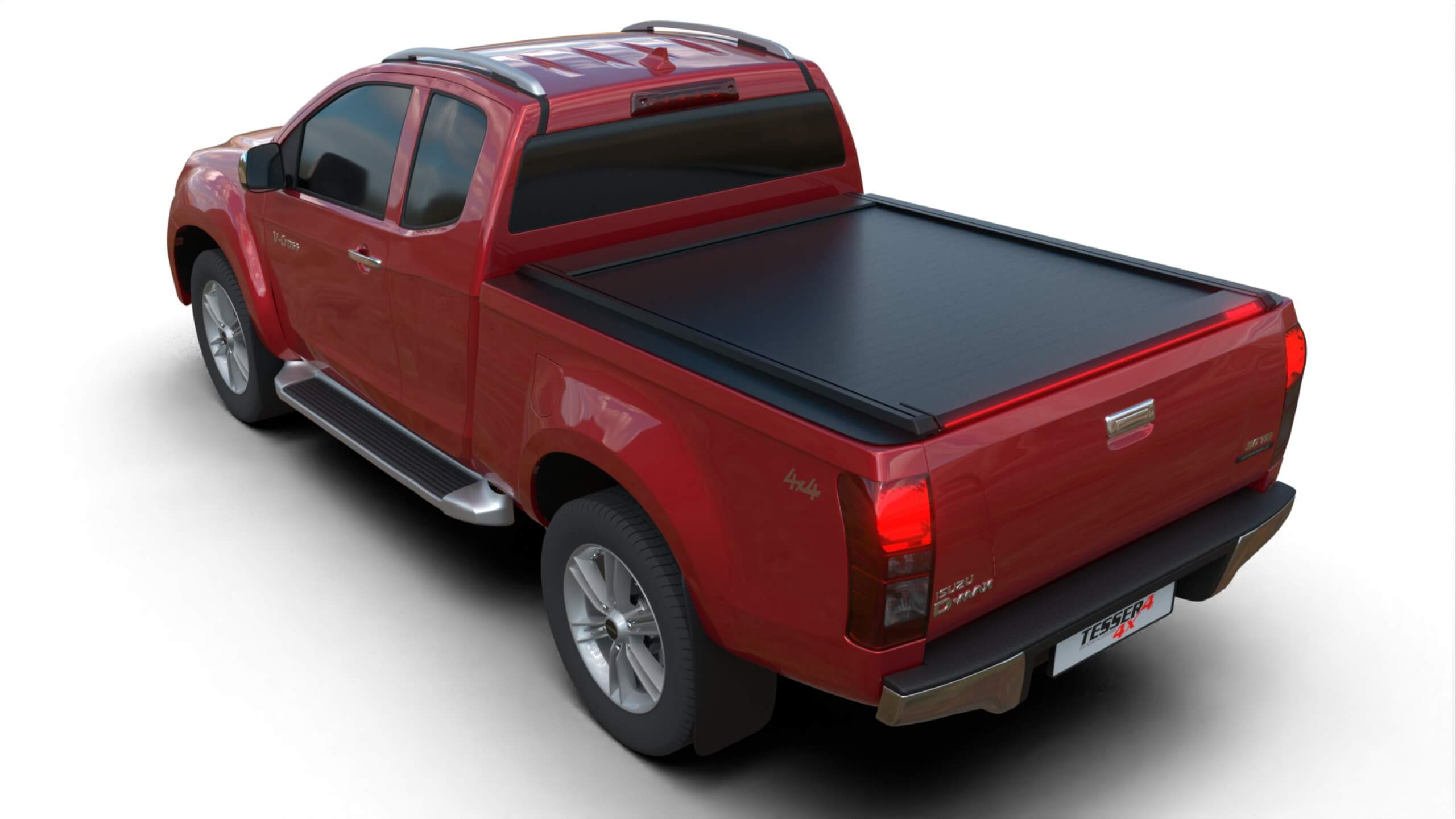 Tessera Roll+ Laderaumabdeckung "Basic" für ISUZU D-Max S/C Space Cab 2012-2020 TESS 1405 ROLL black matt
