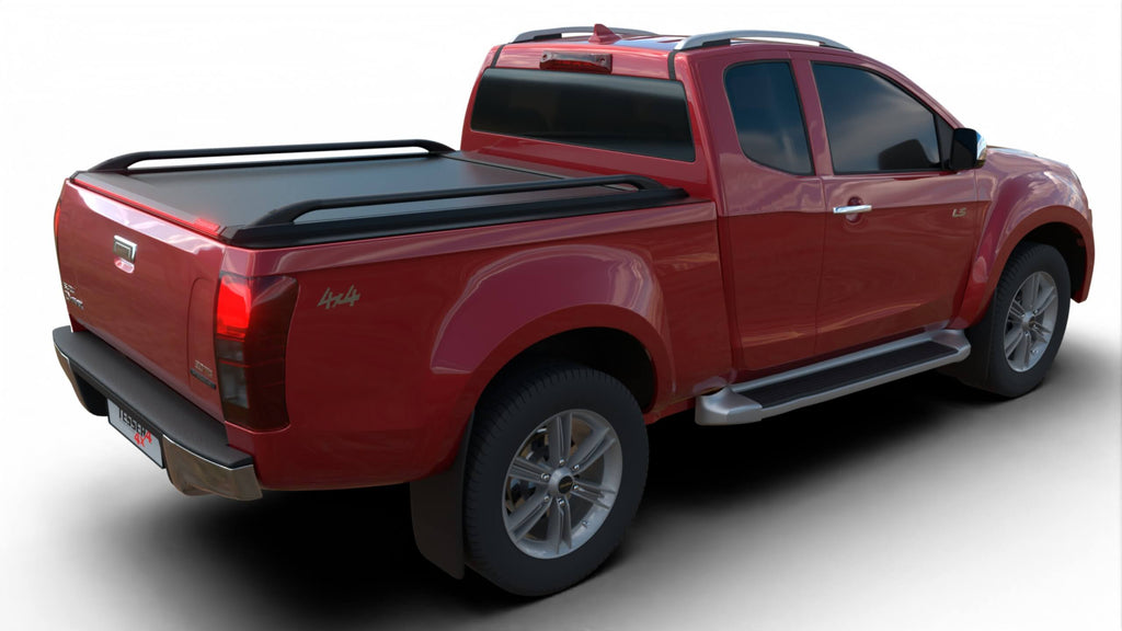 Tessera Roll+ Laderaumabdeckung "Basic" für ISUZU D-Max S/C Space Cab 2012-2020 TESS 1405 ROLL black matt