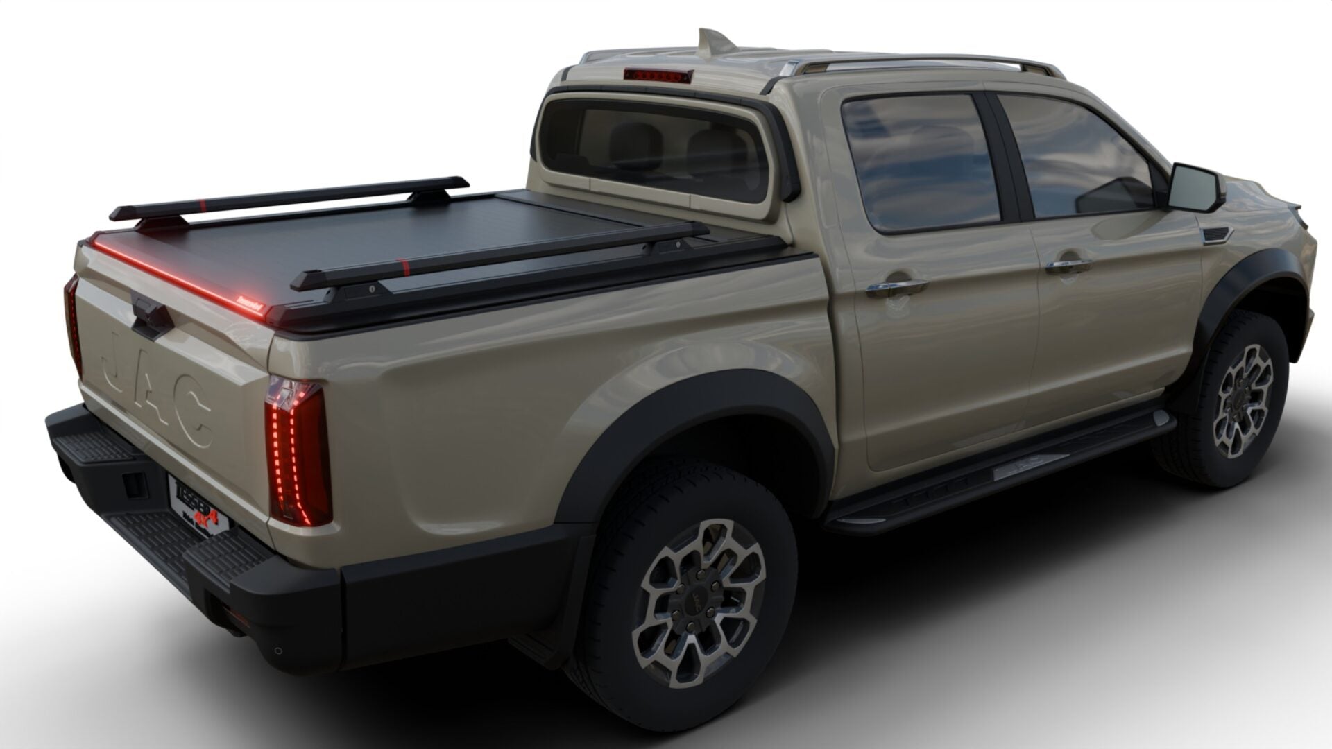 Tessera Roll+ Laderaumabdeckung "Basic" für Jac T9 EV 2025+ D/C Double Cab TESS 1444 ROLL black matt