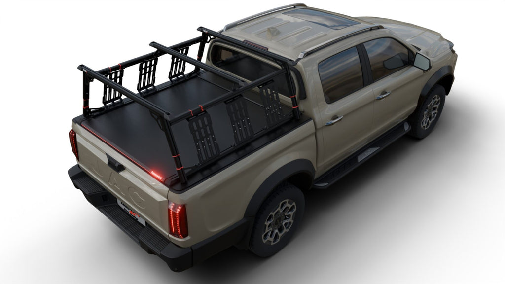 Tessera Roll+ Laderaumabdeckung "Basic" für Jac T9 EV 2025+ D/C Double Cab TESS 1444 ROLL black matt