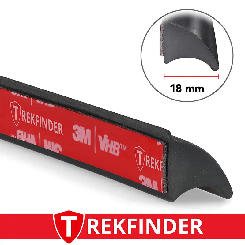 Kotflügelverbreiterung universal 18 mm breit inkl. TÜV® von TREKFINDER