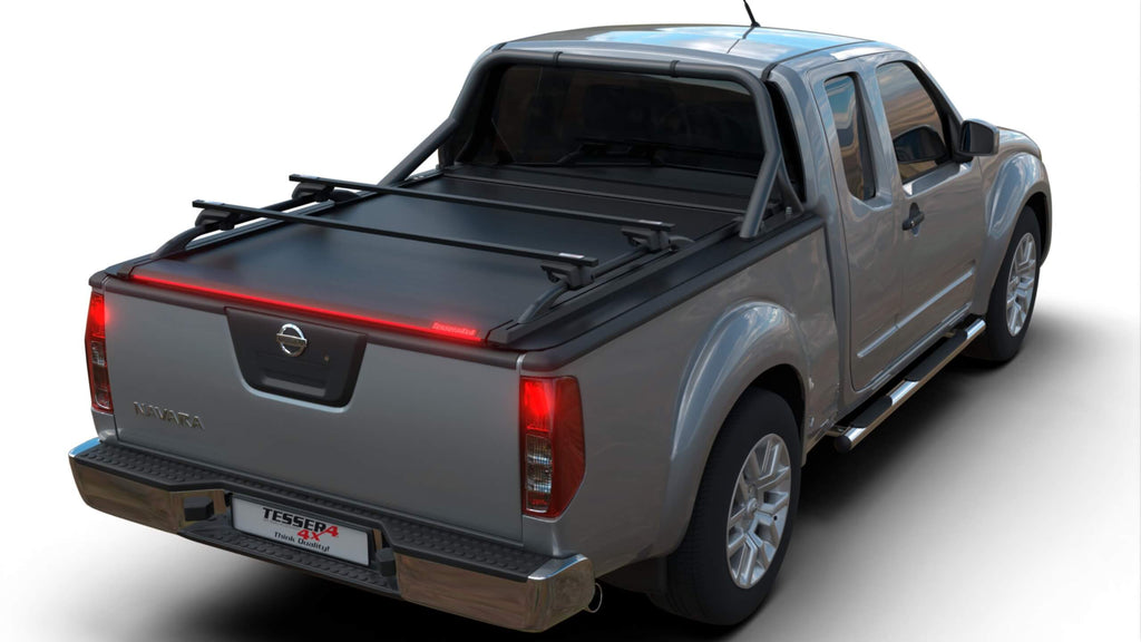 Tessera Roll+ Laderaumabdeckung "Basic" für Nissan Navara D40 Extrakabine TESS 1403 ROLL black matt