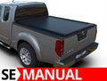Laderaumabdeckung Tessera SE für Nissan Navara D40 Extrakabine TESS 1503 SE black matt