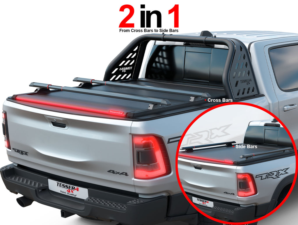 Tessera Bar+ 2in1 Dachträger Reling BAR002US black matt für USA Pickup