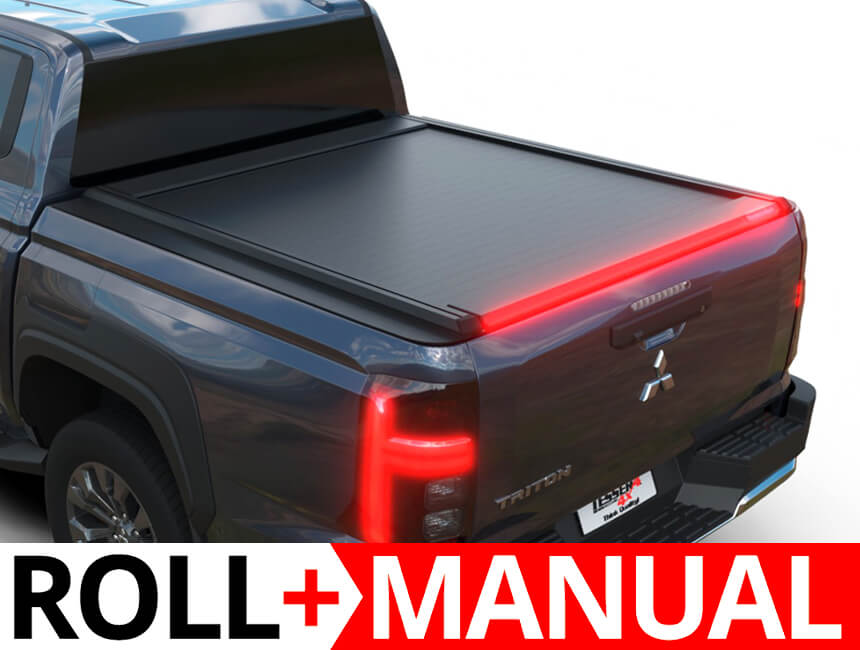 Tessera Roll+ Laderaumabdeckung "Basic" für Mitsubishi L200 Triton 2024+ D/C TESS 1442 ROLL black matt