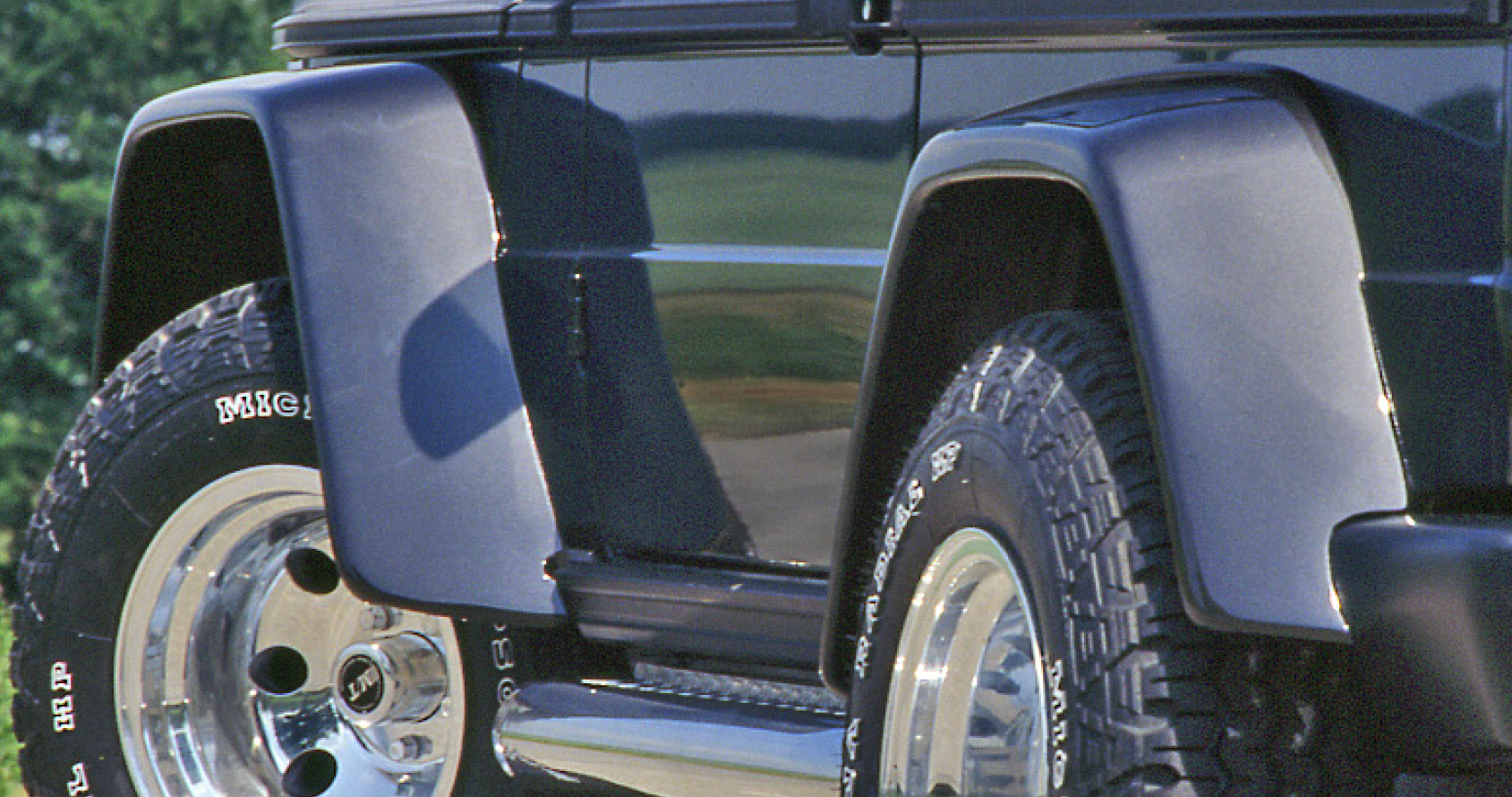 Wheel arch cover set Mercedes G463
