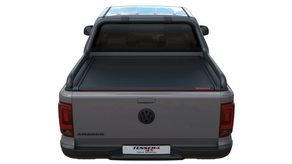 Laderaumabdeckung Tessera SE für Volkswagen Canyon 2010-2022 D/C Double Cab TESS 1501 ROLL black matt