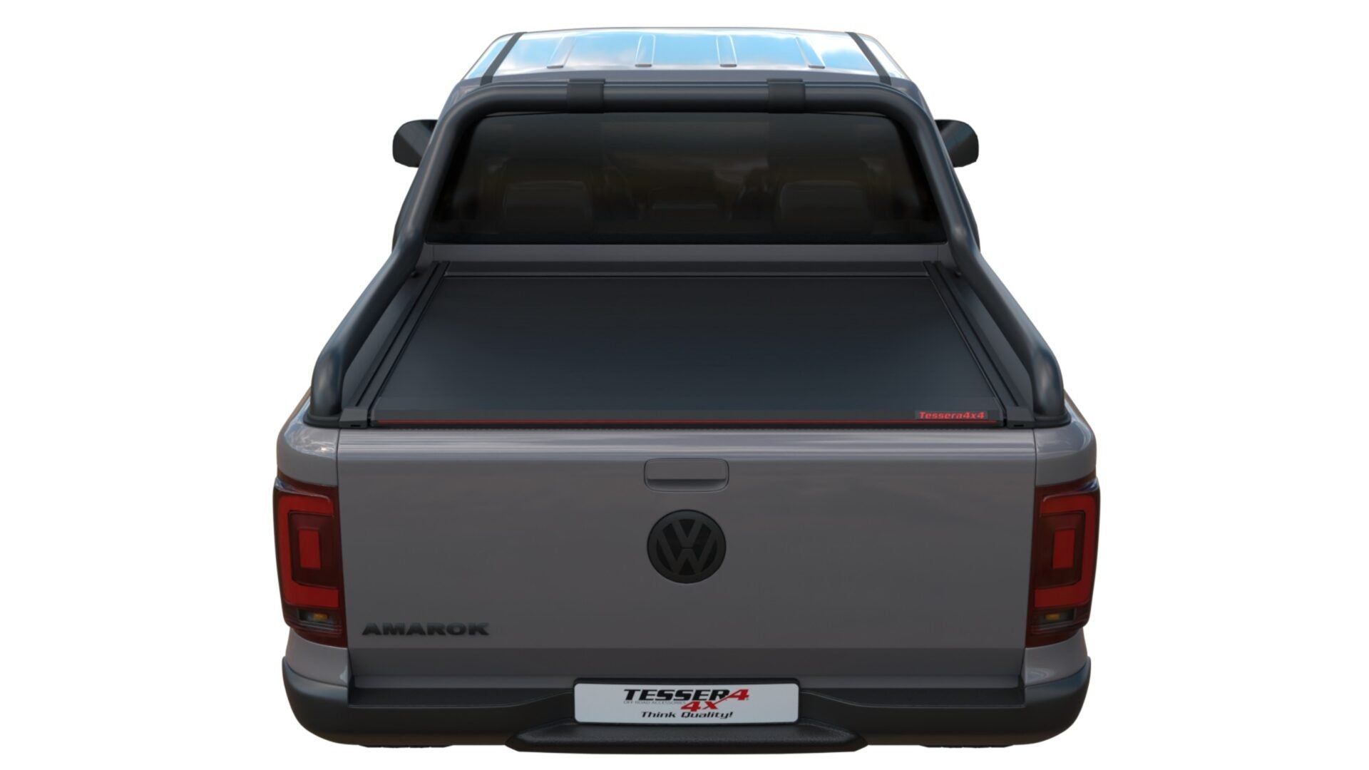 Laderaumabdeckung Tessera SE für Volkswagen Canyon 2010-2022 D/C Double Cab TESS 1501 ROLL black matt