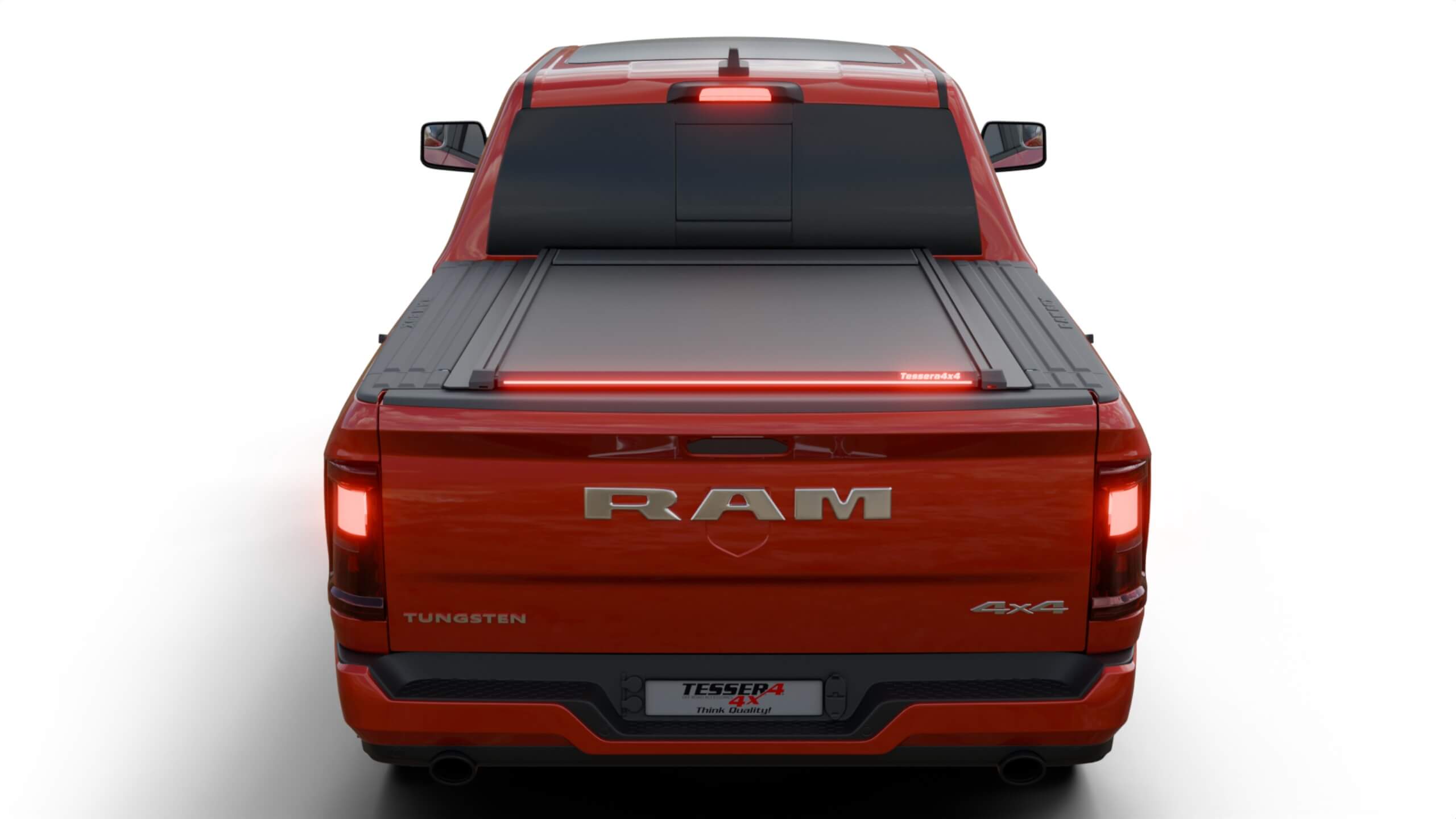 Tessera Roll+ Laderaumabdeckung "Basic" für Dodge Ram RamBox 2019+ short bed (1500 - 1500 TRX - 1500 CLASSIC) TESS 14240 ROLL black matt