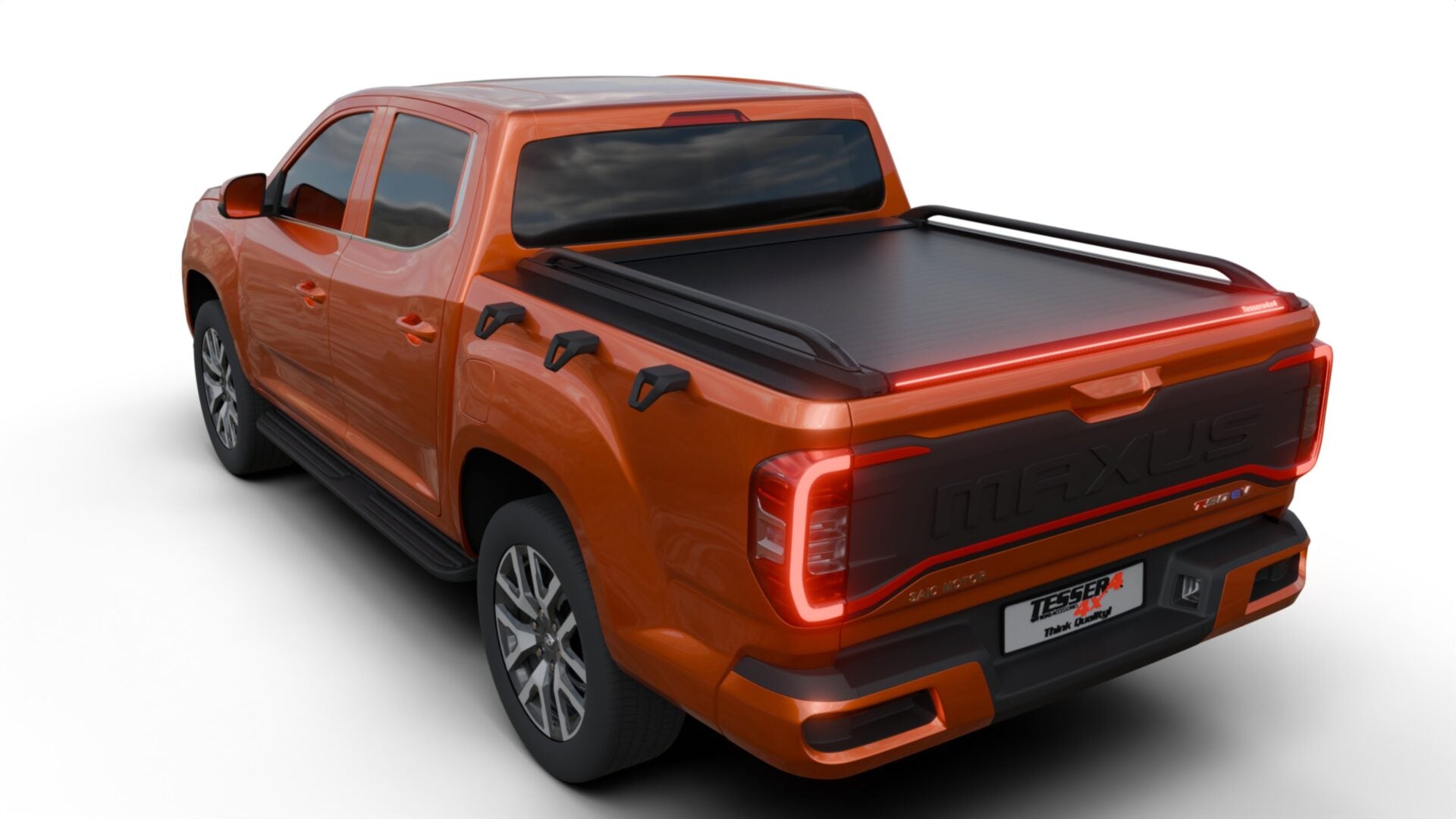 Tessera Roll+ Laderaumabdeckung "Basic" für Maxus T60 / T90 EV D/C Double Cab TESS 1445 ROLL black matt