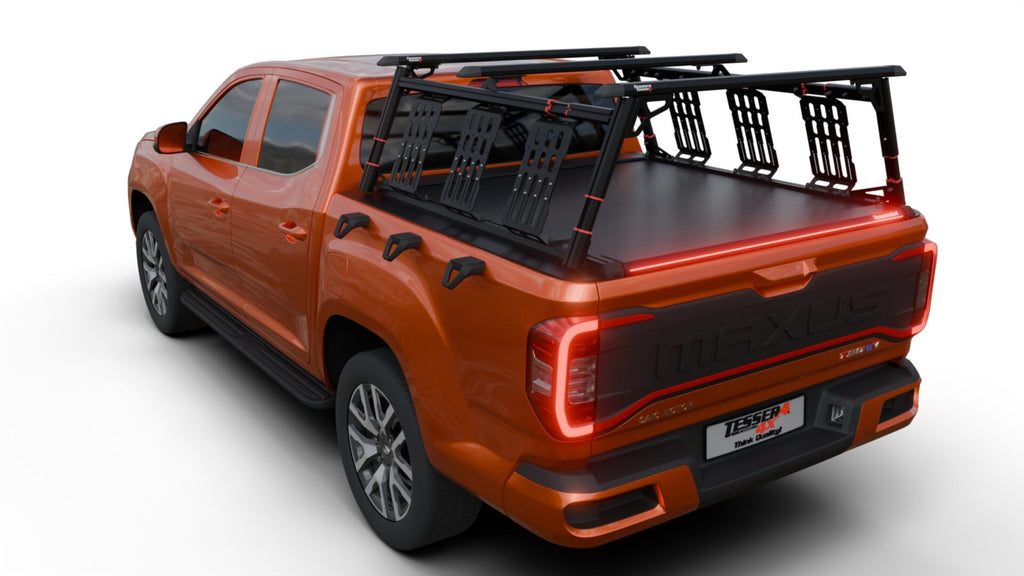 Tessera Roll+ Laderaumabdeckung "Basic" für Maxus T60 / T90 EV D/C Double Cab TESS 1445 ROLL black matt