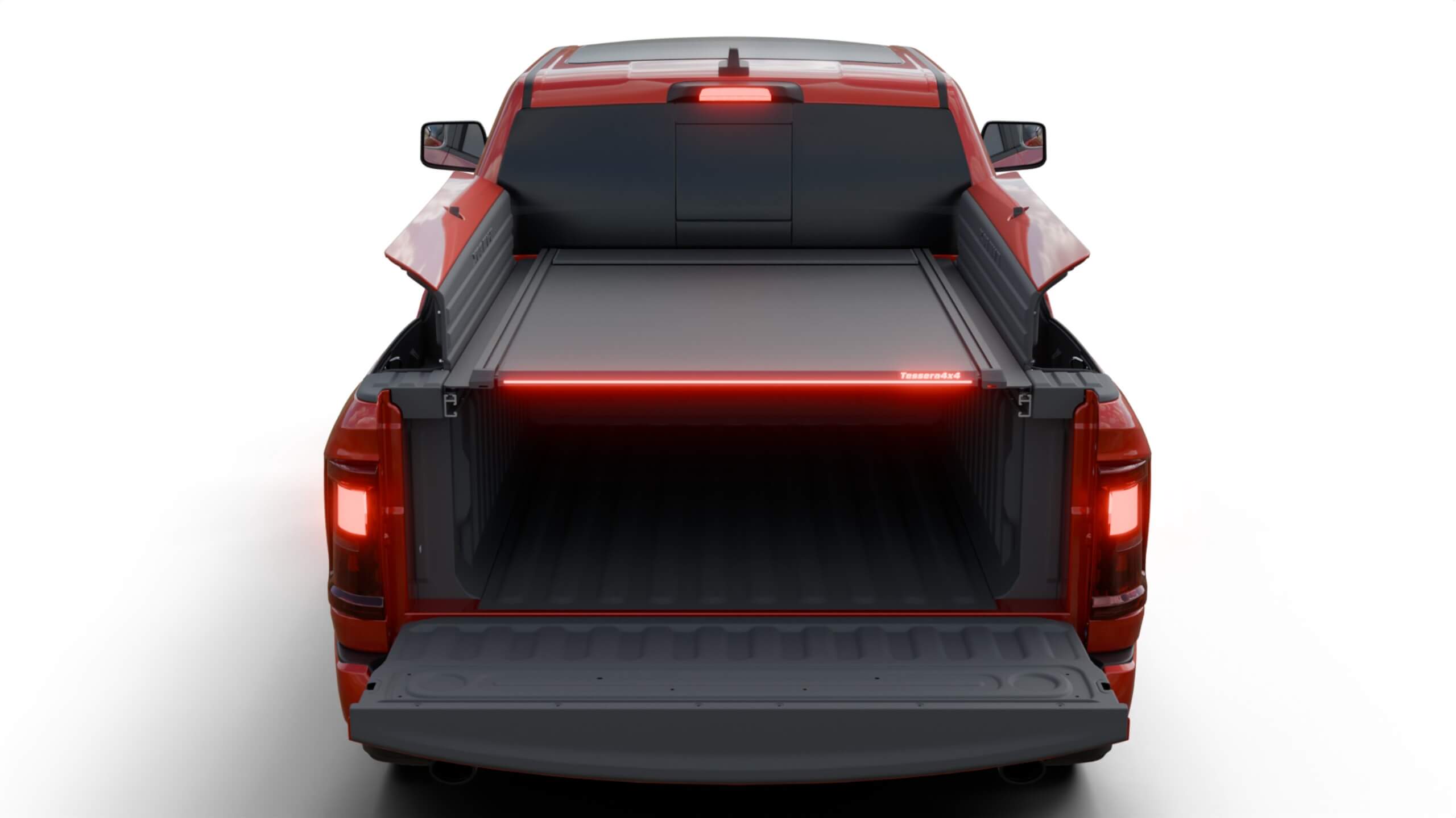 Tessera Roll+ Laderaumabdeckung "Basic" für Dodge Ram RamBox 2019+ short bed (1500 - 1500 TRX - 1500 CLASSIC) TESS 14240 ROLL black matt