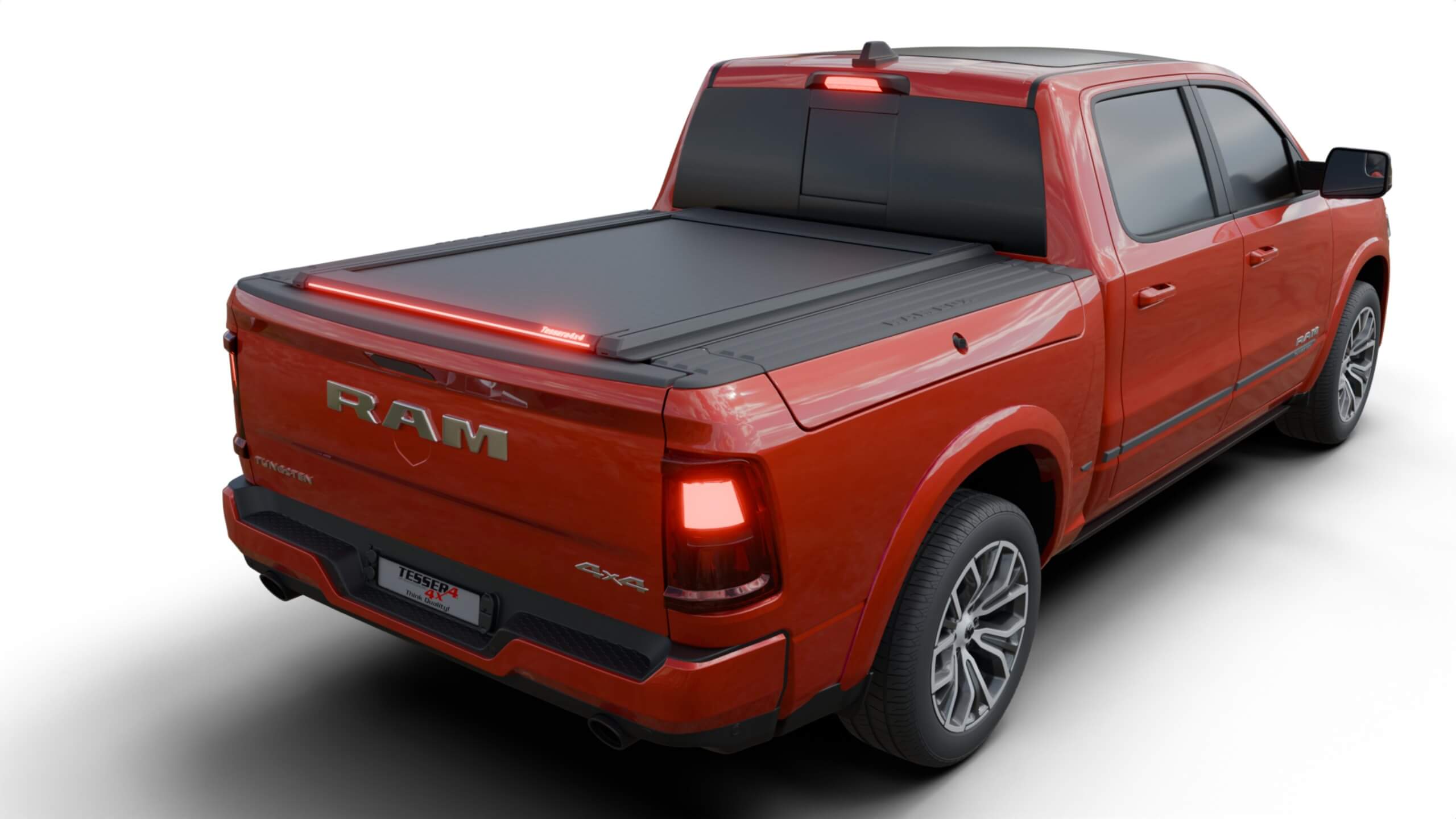 Tessera Roll+ Laderaumabdeckung "Basic" für Dodge Ram RamBox 2019+ short bed (1500 - 1500 TRX - 1500 CLASSIC) TESS 14240 ROLL black matt