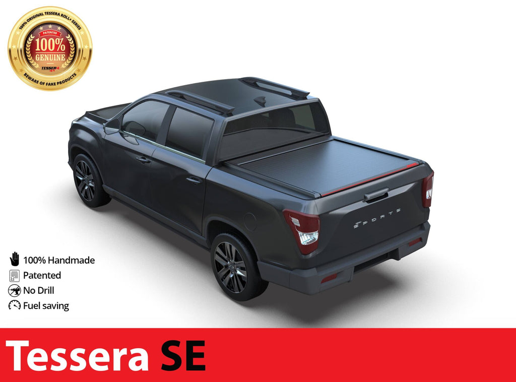 Laderaumabdeckung Tessera SE für SsangYong Musso Rexton Sports XL 2018+ D/C TESS 15083 SE black matt