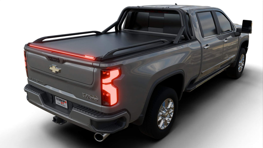 Tessera Roll+ Laderaumabdeckung "Basic" für Chevrolet Silverado 2500 / 3500 HD 2020+ 8.2 feet TESS 14361 ROLL black matt
