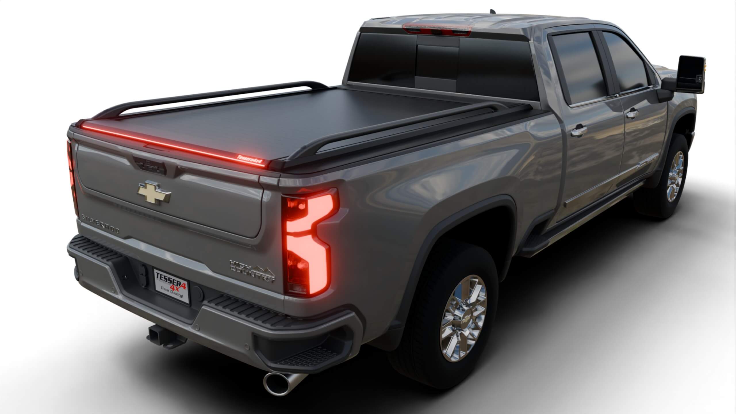 Tessera Roll+ Laderaumabdeckung "Basic" für Chevrolet Silverado 2500 / 3500 HD 2020+ 8.2 feet TESS 14361 ROLL black matt