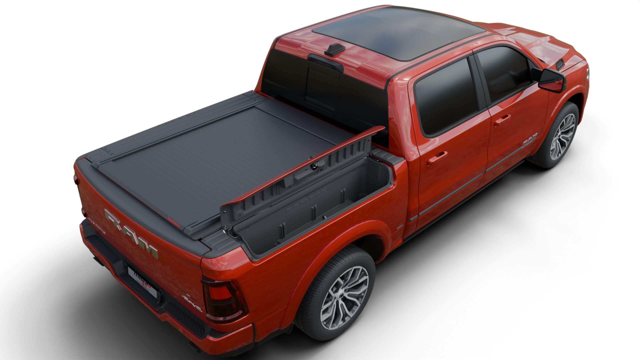 Laderaumabdeckung Tessera SE für Dodge Ram RamBox 2019+ short bed (1500 - 1500 TRX - 1500 CLASSIC) TESS 15240 SE black matt