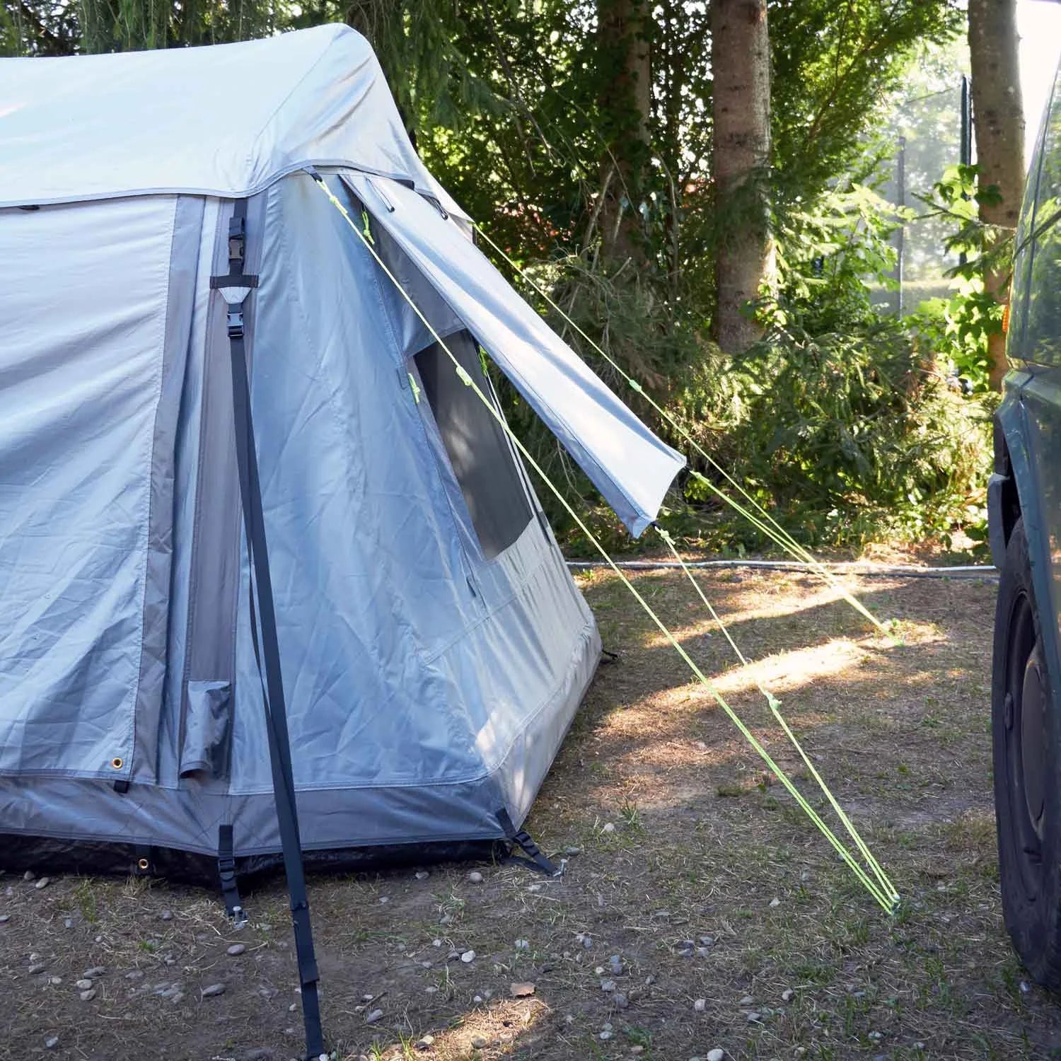 Vickywood Freistehendes Campingzelt aufblasbar 140 grau