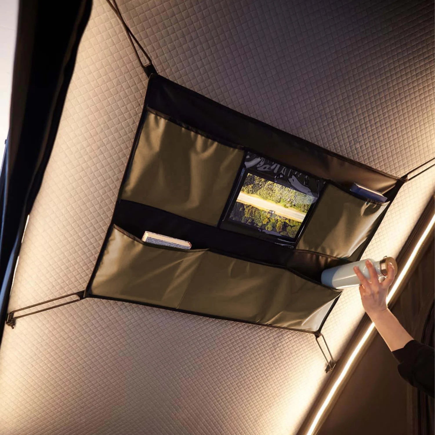 Alu Triangle Hartschalen Dachzelt CUMARU LIGHT 127 ECO grau