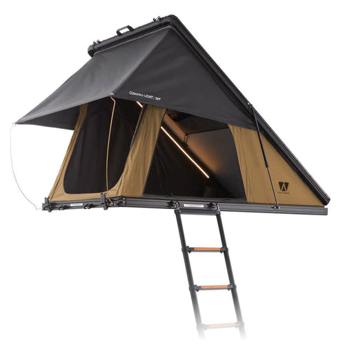 Alu Triangle Hartschalen Dachzelt CUMARU LIGHT 152 ECO goldbraun